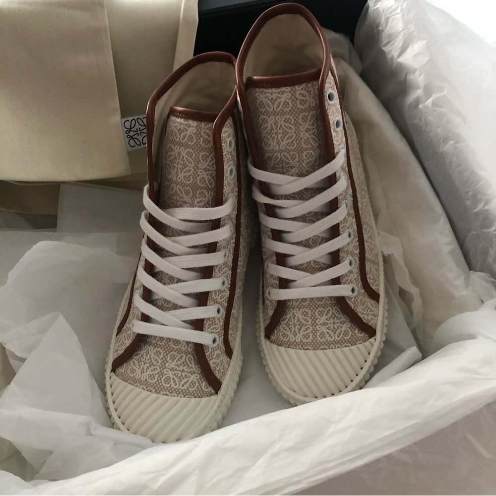 Loewe anagram high-top sneakers